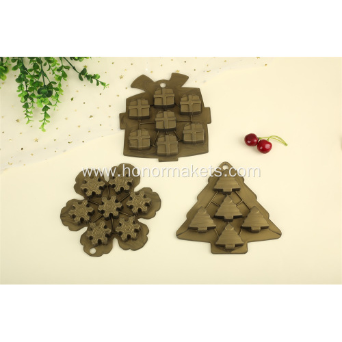 Silicone Christmas snowflake cake mold